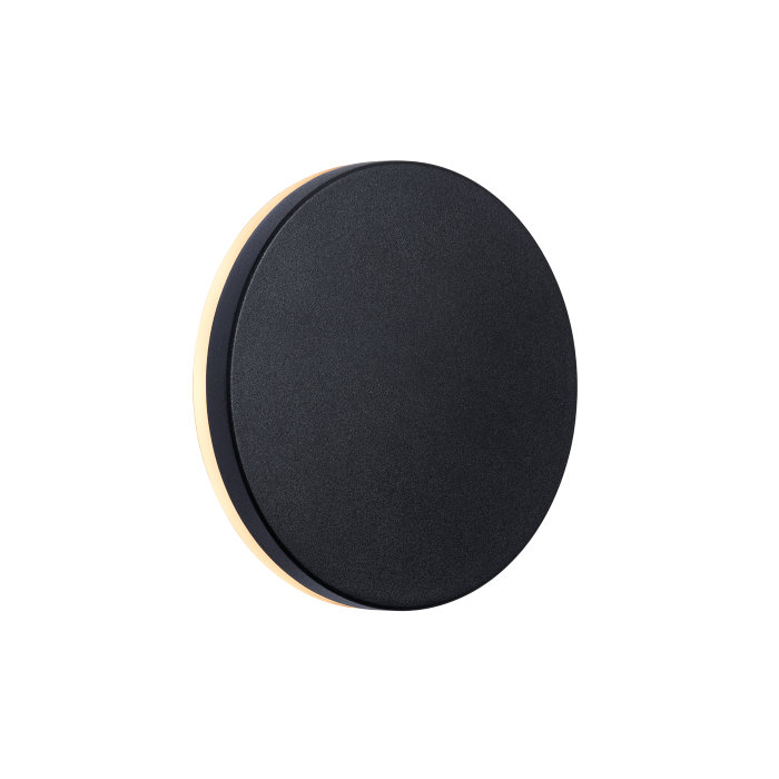 Nordlux Artego Round vegglampe svart